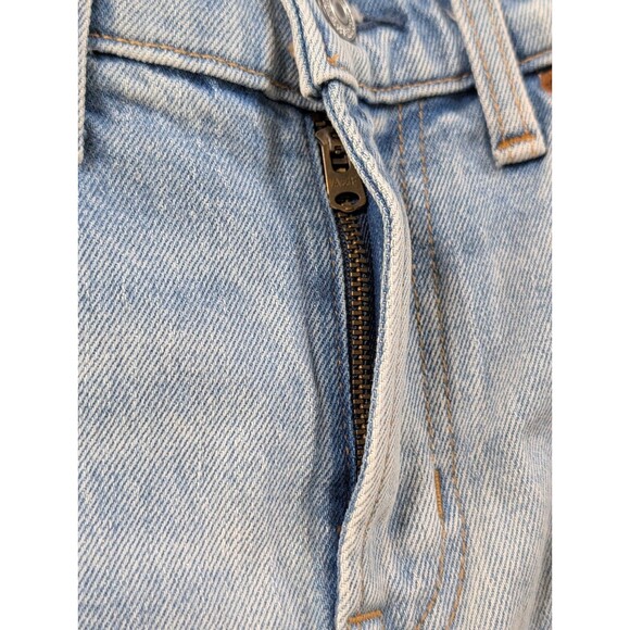 Abercrombie & Fitch Boyfriend Jeans Womens 25/0 Mid Rise Distressed Raw Hem Blue - Picture 5 of 12